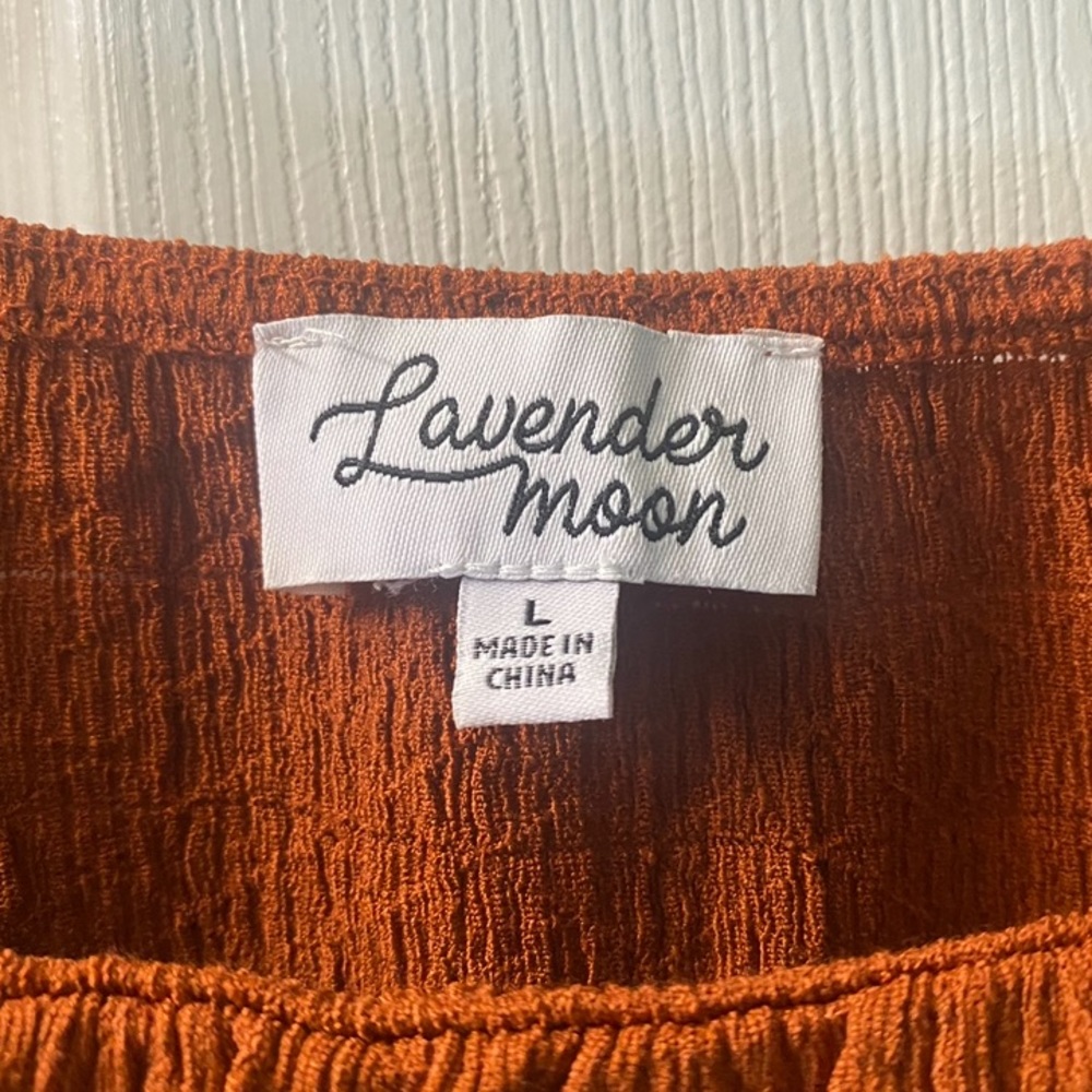 🍂Rust Cinched Crop Top - Picture 3 of 4